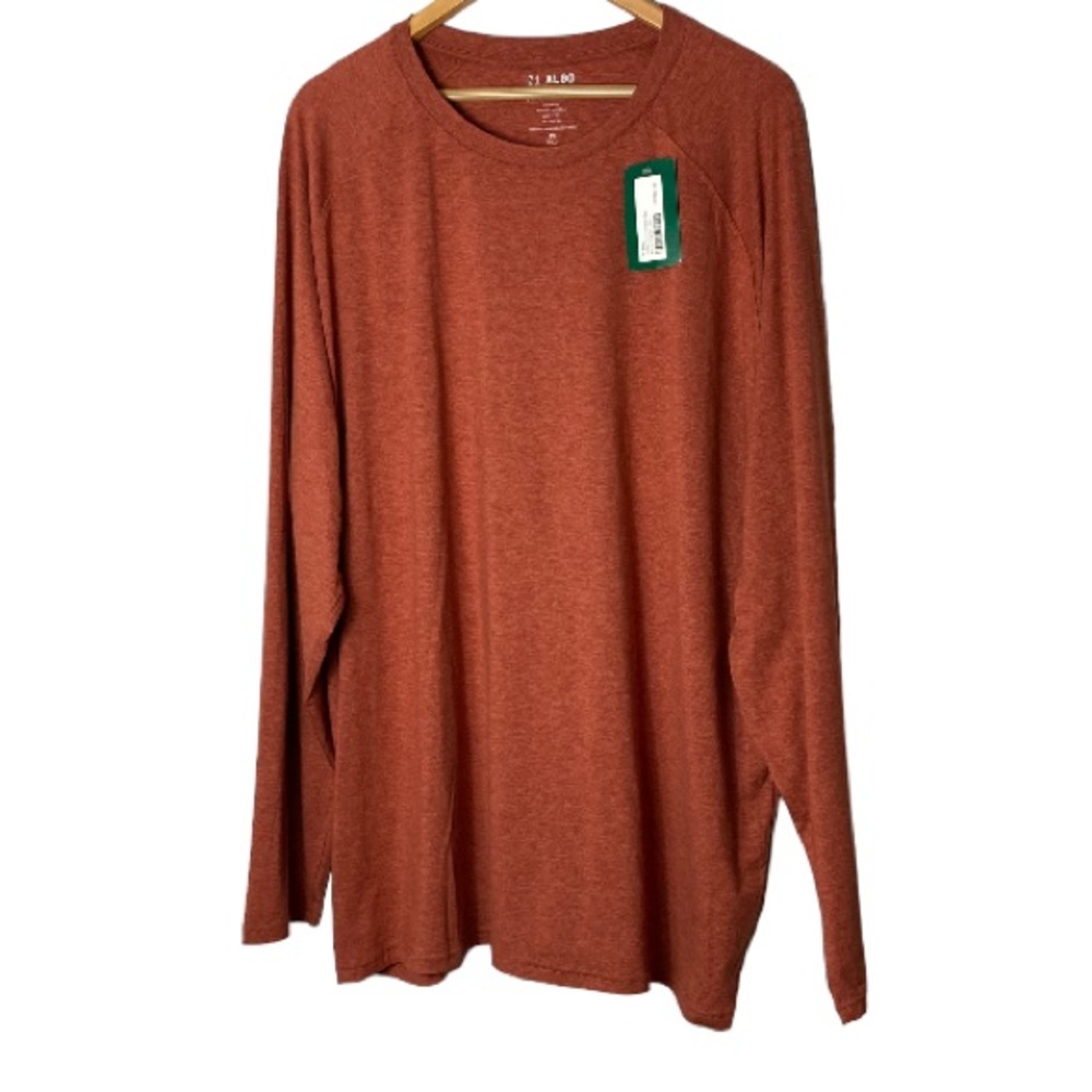 0.1 Algo burnt orange long sleeve shirt